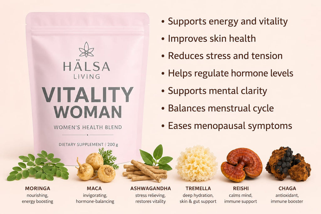 Hälsa Living Vitality Woman