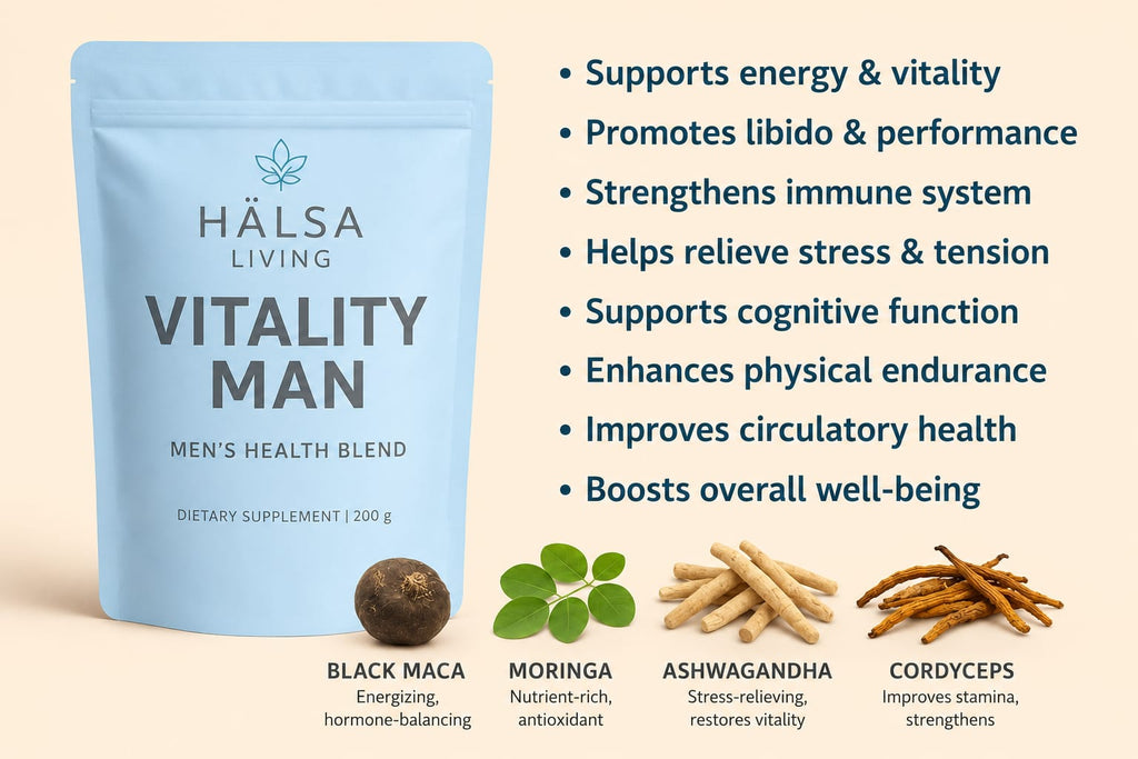 Hälsa Living Vitality Man
